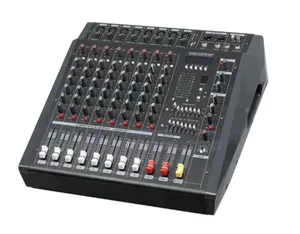 8 Channels Max Powered Mixer Usb and Bluetooth Enabled 1000w Output