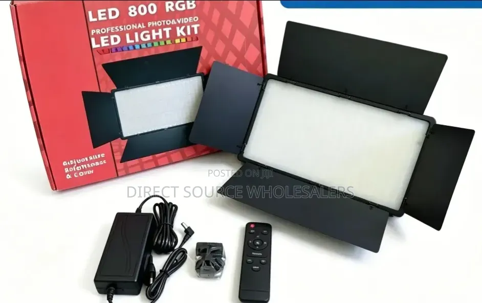 RGB Pro Led 800 Studio Video Light With Tripod Remote
