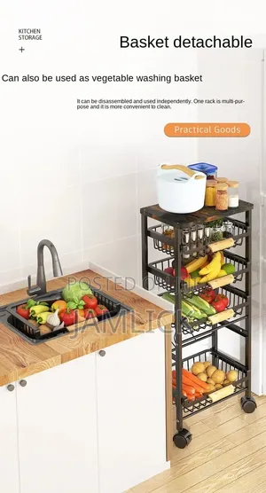 4-Layer Multifunctional Kitchen Storage Rack - Av
