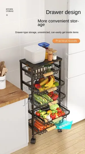 4-Layer Multifunctional Kitchen Storage Rack - Av