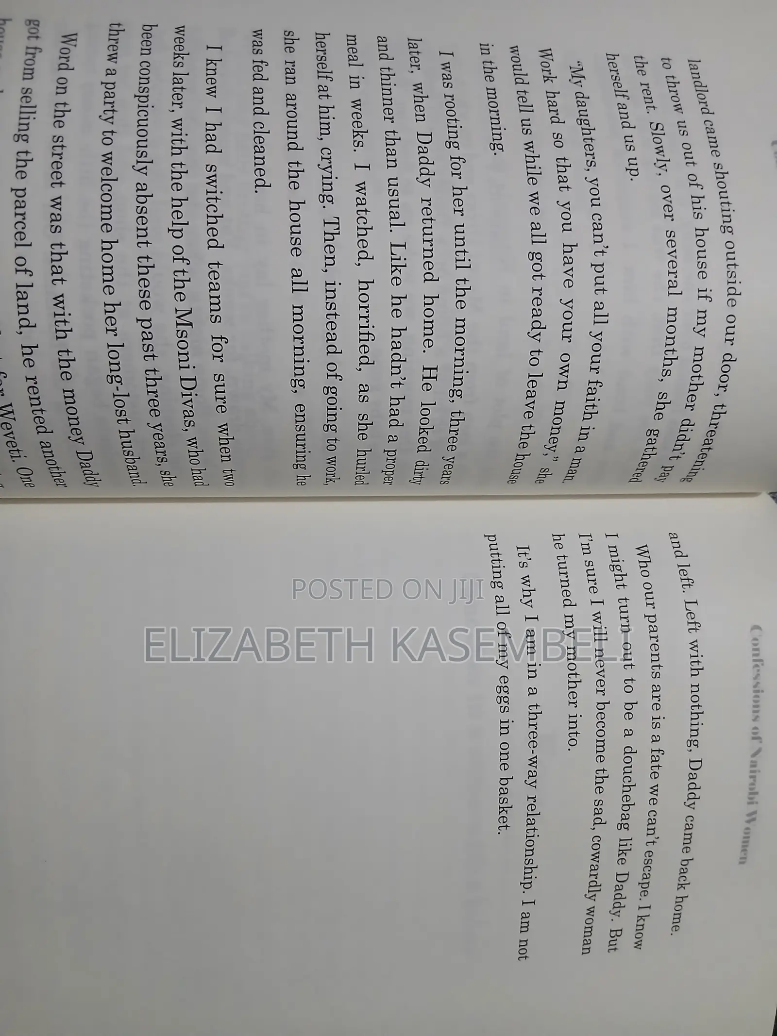 Confessions of Nairobi Women