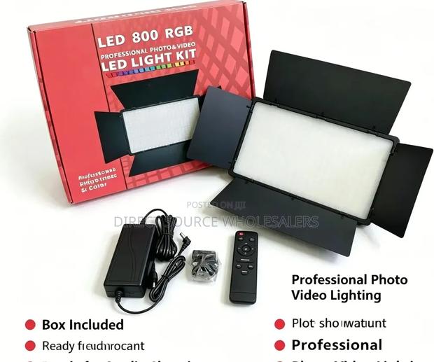 Professional Rgb Led 800 Photography Light Panel – 50w - thumbnail 2