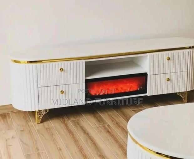  Tv Stand With Fireplace - thumbnail 2