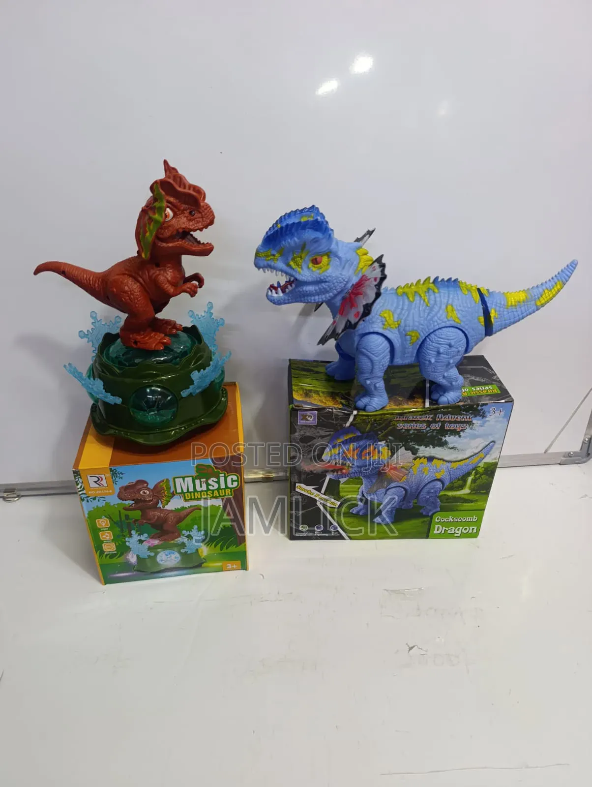 Walking Dinosaur Toy With Smoke, Lights Sound - Kb