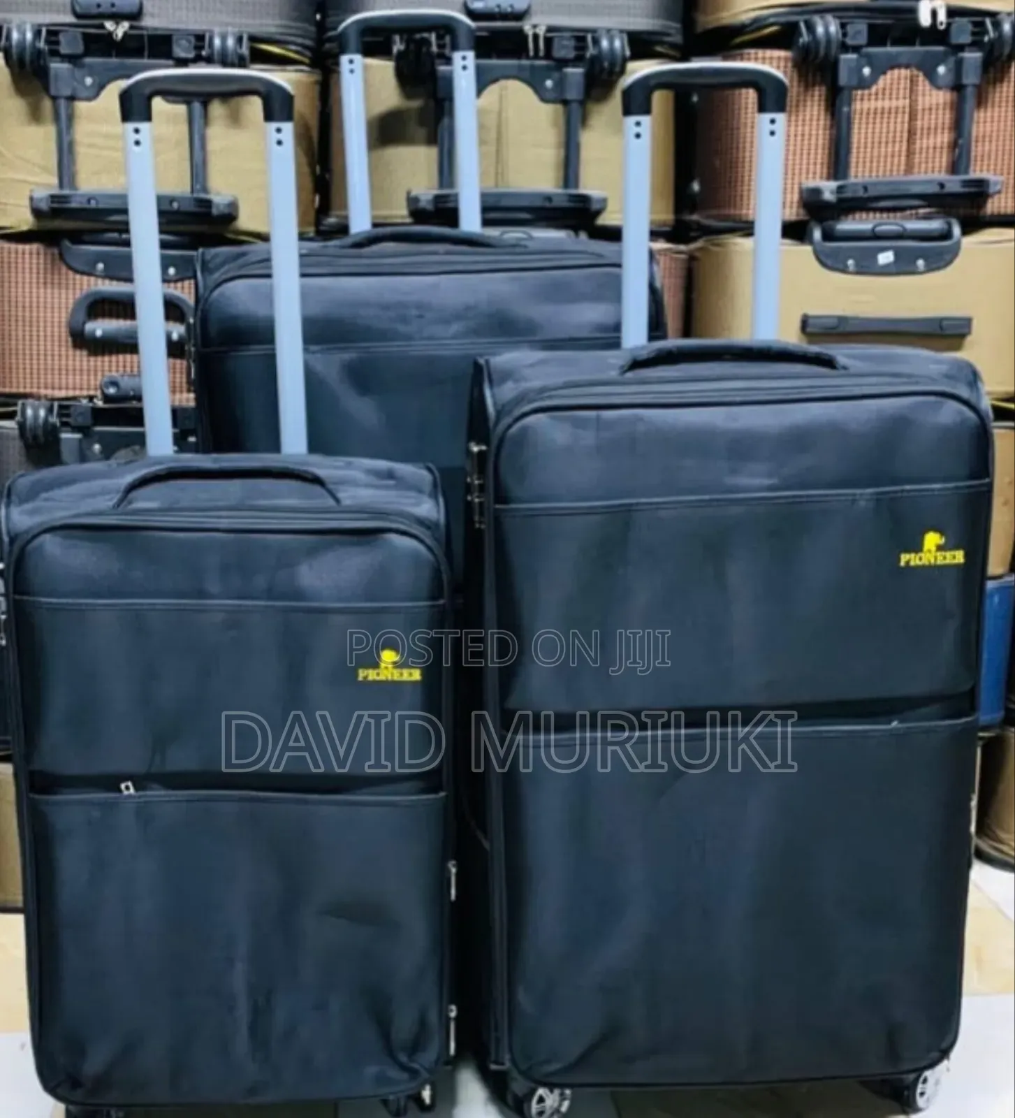 3 in 1 Fabric Laxurious Suitcase Briefcase Travel Bag