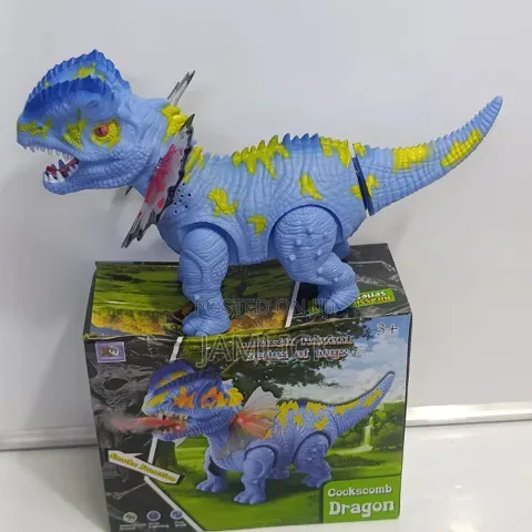 Walking Dinosaur Toy With Smoke, Lights Sound - Kb