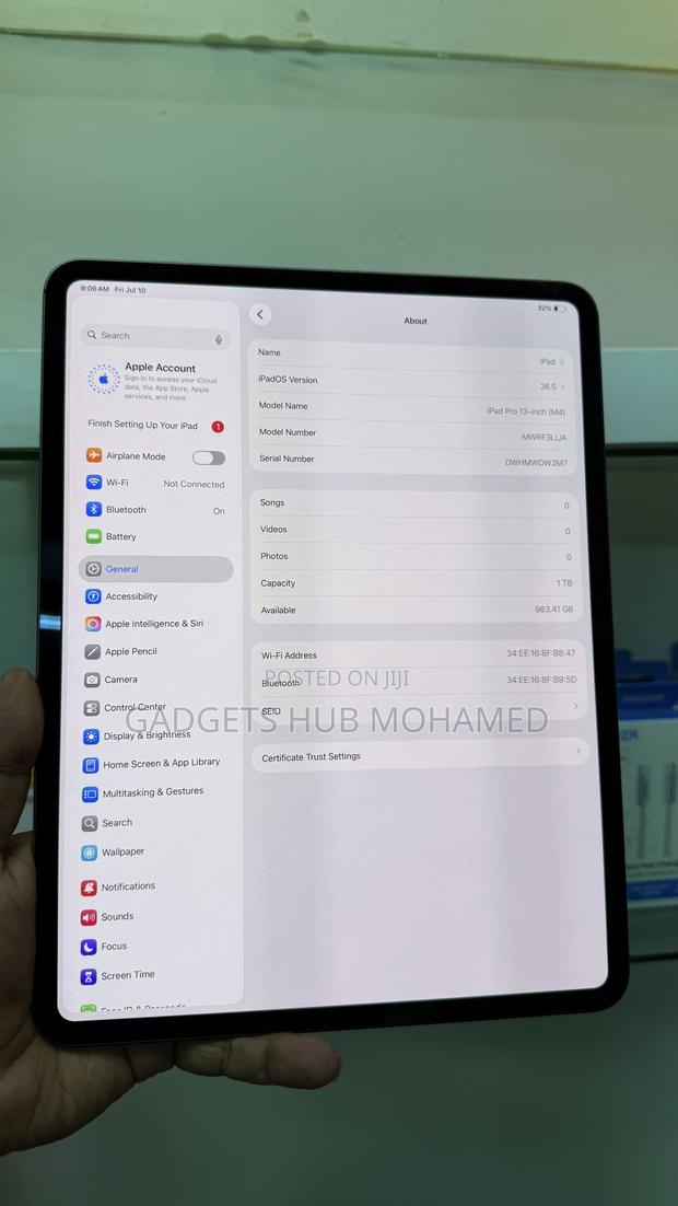 Apple iPad Pro 13 (2024) 1 TB Blue - thumbnail 2