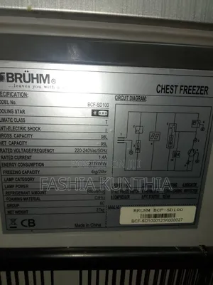 Kitchen Deep Freezer