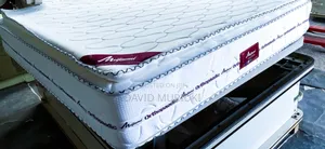 Orthopedic Spring Mattress - Grey, Firm, 35-65kg, 5*6-10 Inches