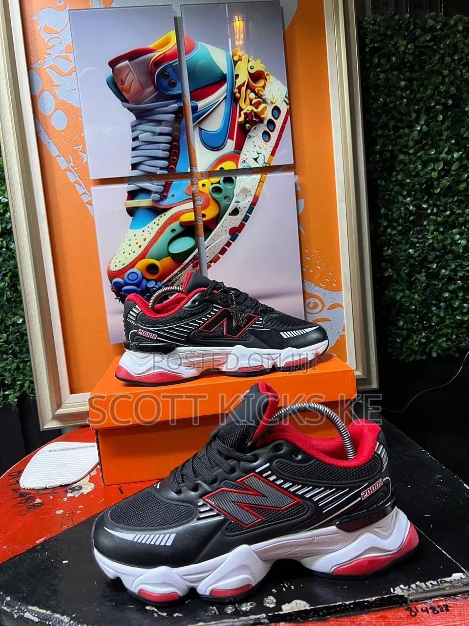 New Balance Abzorb 2000r “Black Red”