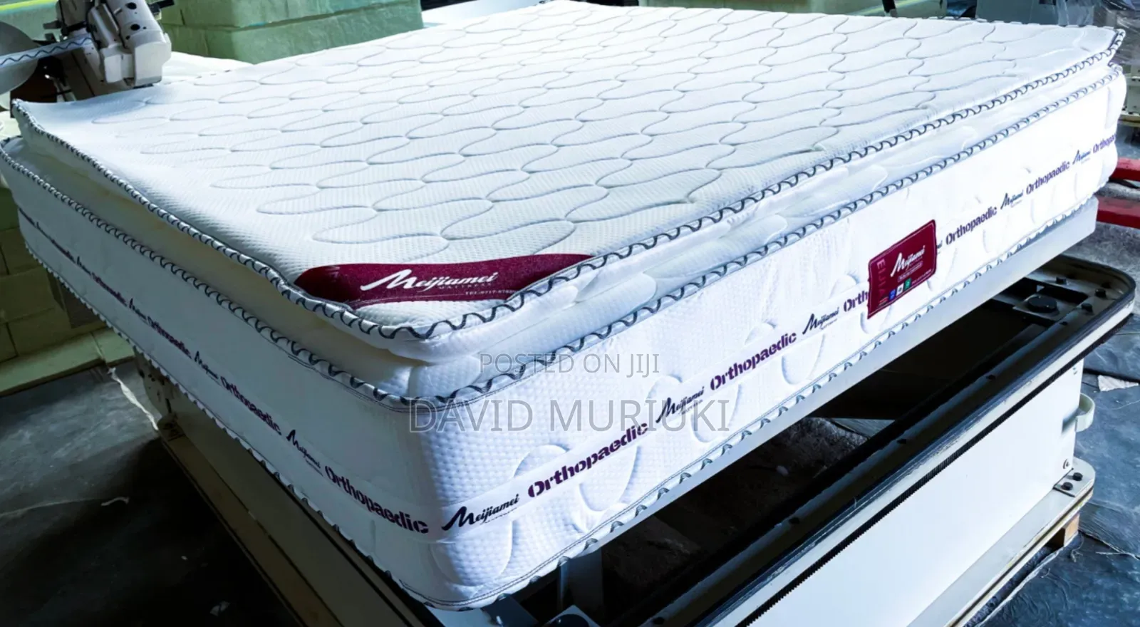 Orthopedic Spring Mattress - Grey, Firm, 35-65kg, 4*6-10 Inches