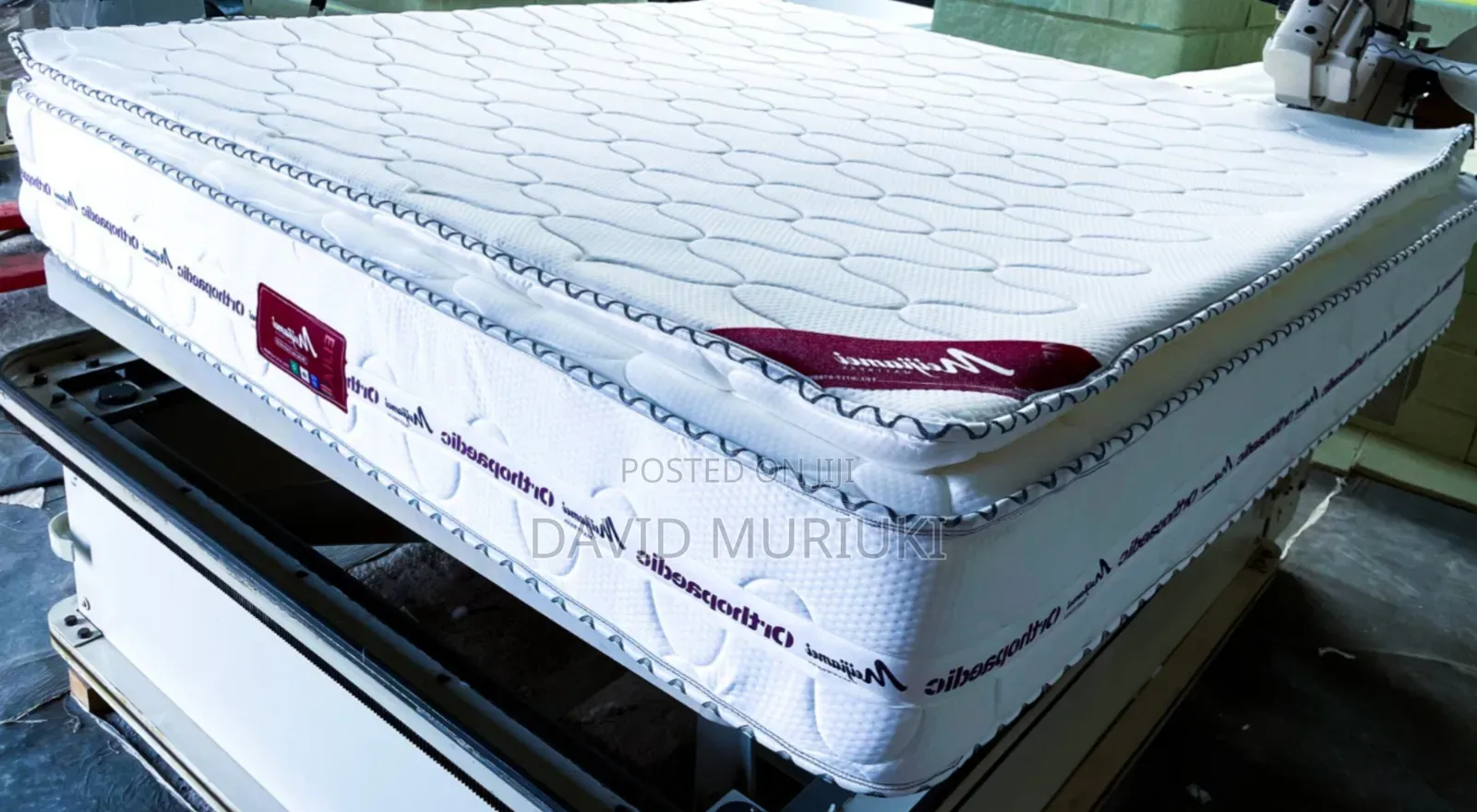 Orthopedic Spring Mattress - Grey, Firm, 35-65kg, 4*6-10 Inches