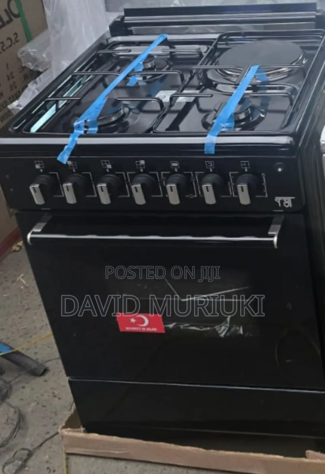 TBP Made in Turkey 60×60 Cm 
 3 Gas + 1electric Turbo Fancast Iron