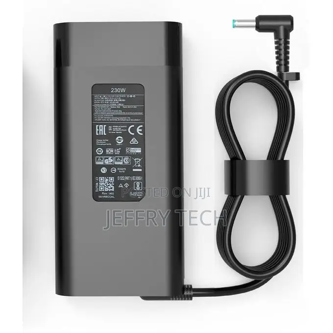 Hp Original 230w Smart Blue Tip 4.5mm Charger Compatible With Omen 15