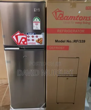 Ramtons 138 Litres Double Door Refrigerator.