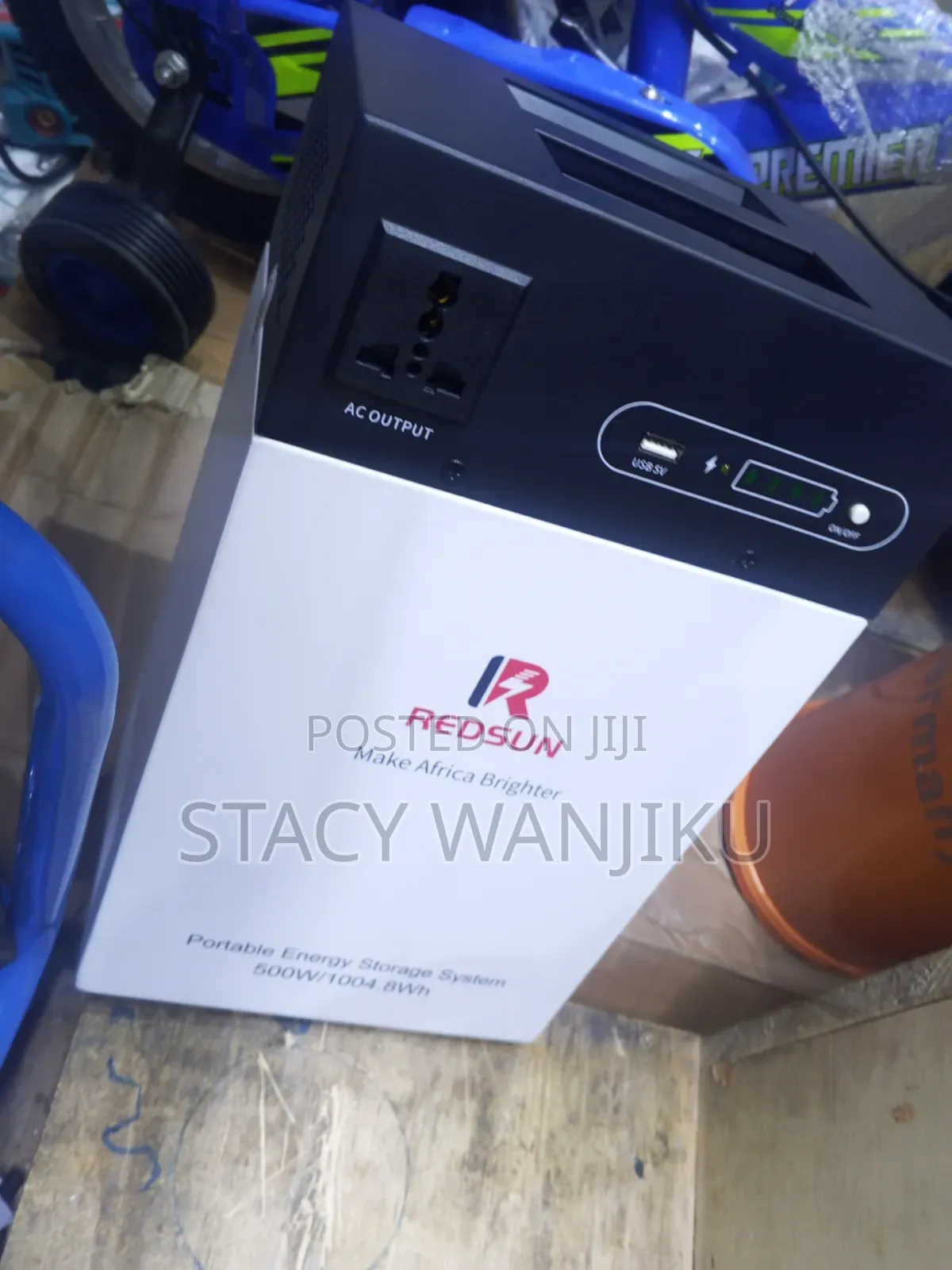 Red Sun Portable Power Station 1kw Lithium Battery 500w