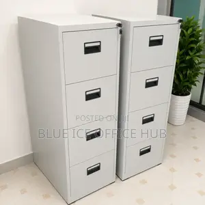 Strong Metallic 4 Drawer Storing Cabinet With Locks