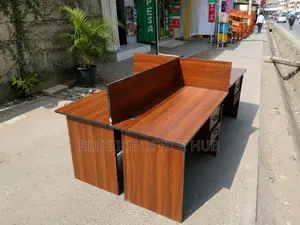 2.4m*1.2m 4 Way Office Workstation Desk Set