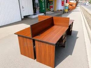 2.4m*1.2m 4 Way Office Workstation Desk Set