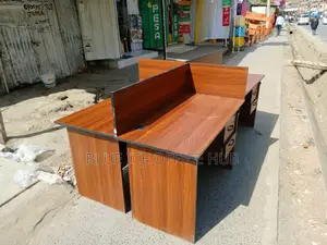 2.4m*1.2m 4 Way Office Workstation Desk Set