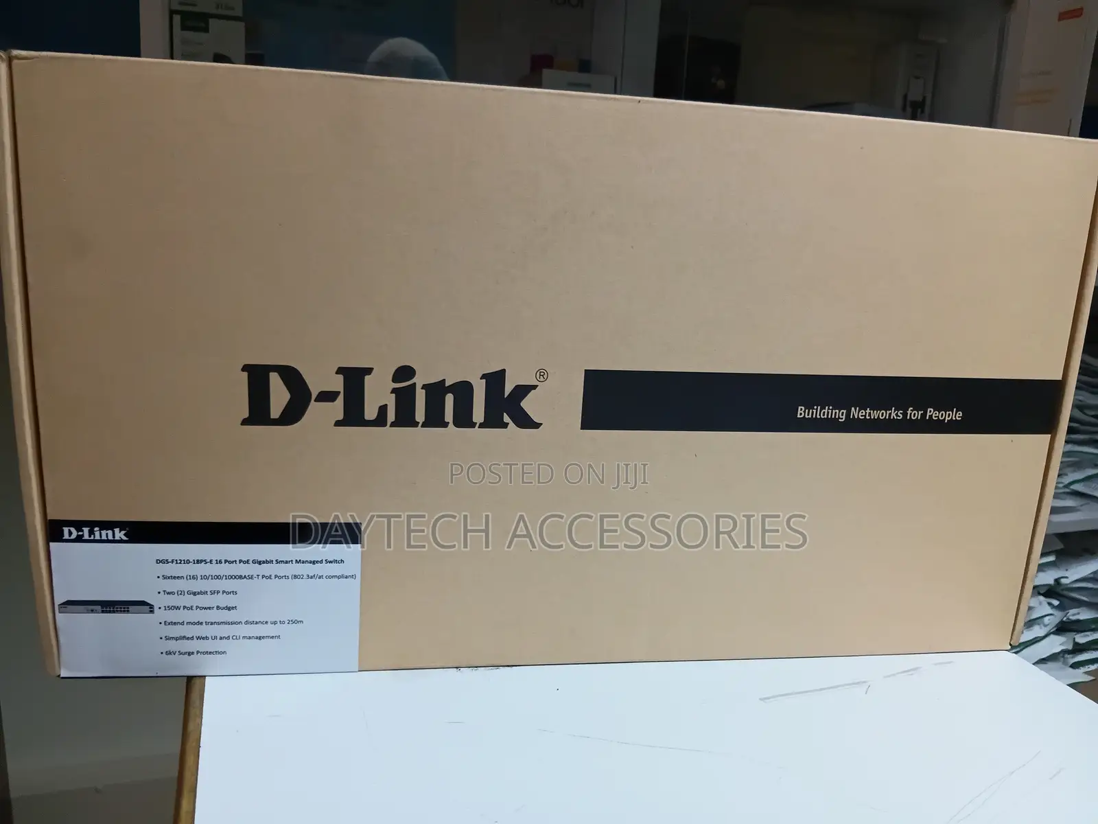 D-Link DGS-F1210-18ps-E 16-Port Gigabit Smart Managed Switch