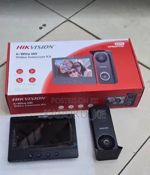 Hikvision Ds-Kis213 4-Wire Hd Video Intercom Kit With 7-Inch LCD