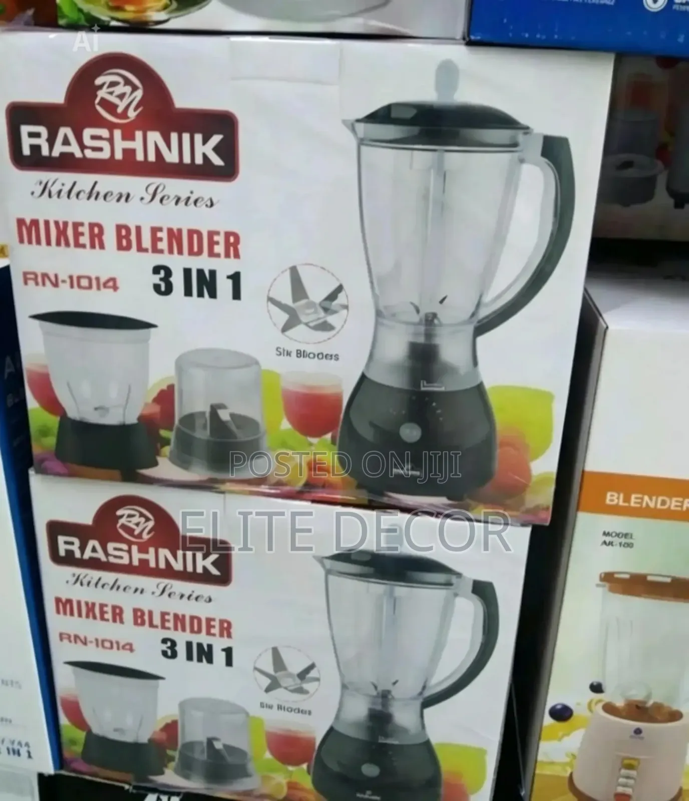 Rashnik Blenders
3 in One 
450 Watts
Perfect Excellent Quality