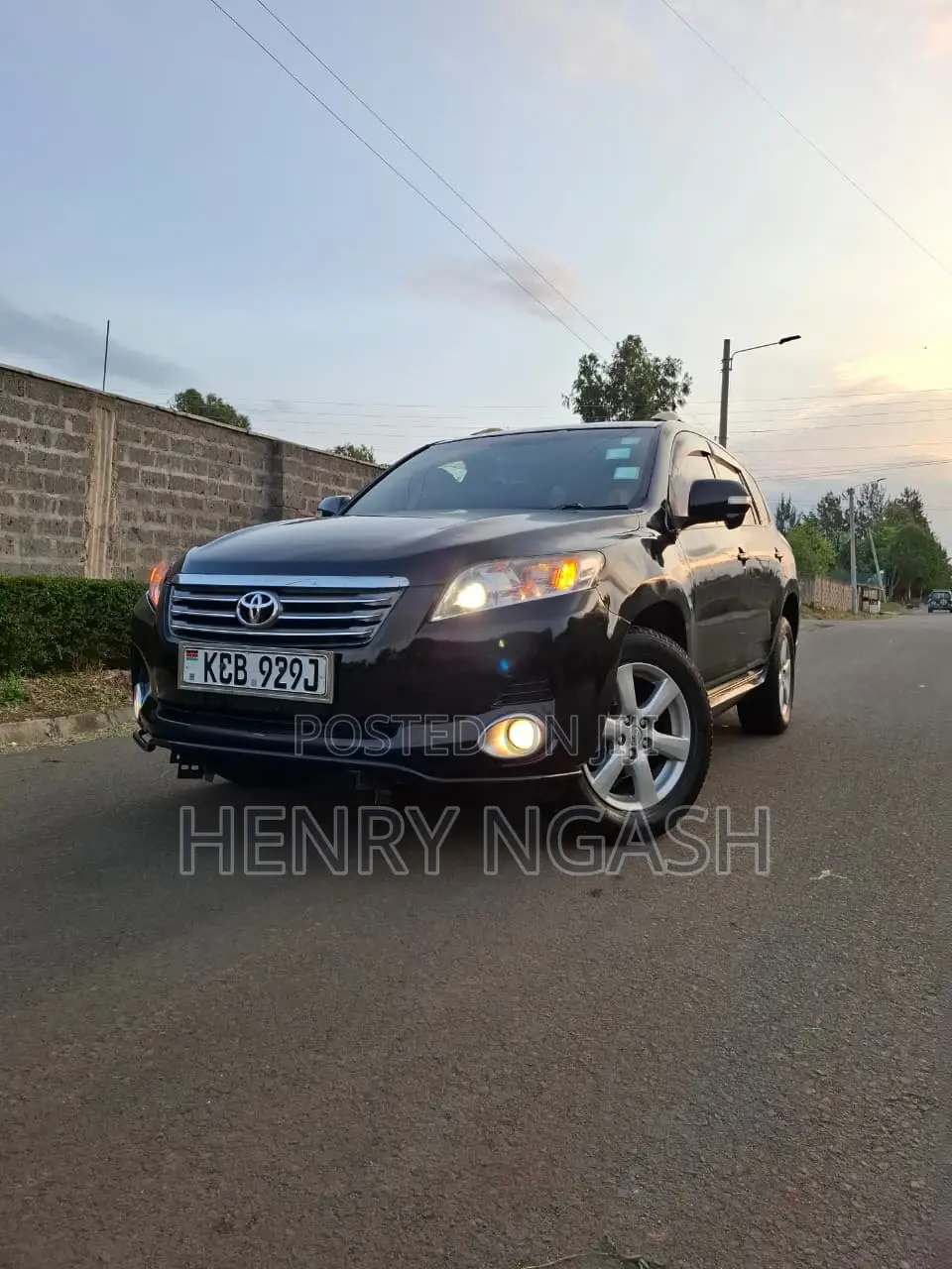 Toyota Vanguard 2007 Black