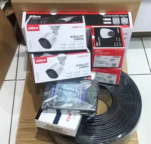 Dahua CCTV 4 Camera Set Full Package Kit 4 1080p