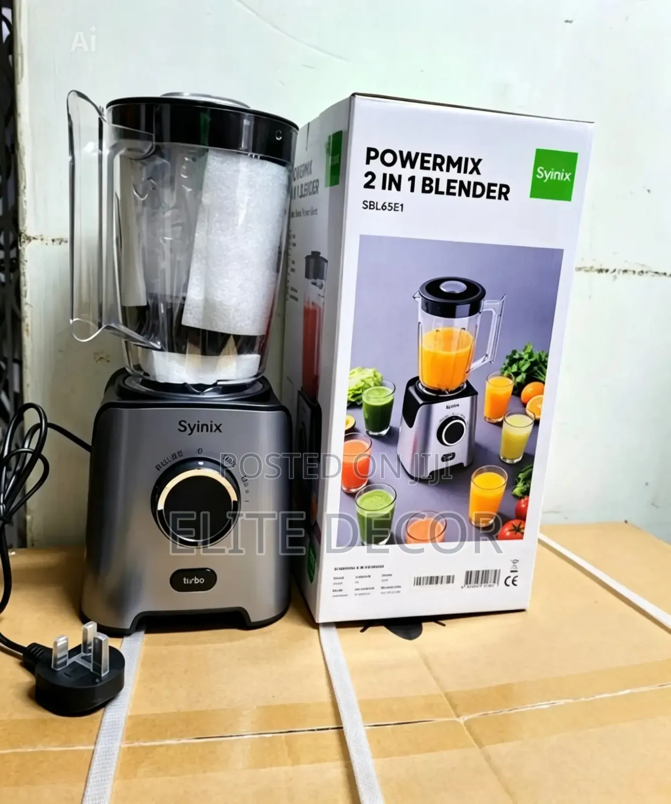 Syinix Powermix 2in1 Blender
Turbo Blend,Power Grind