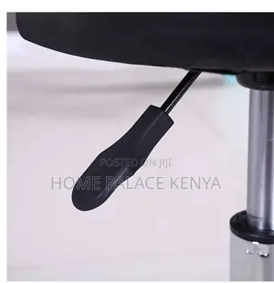 Rolling Stool: Adjustable Black Saddle Stool With 5 Casters