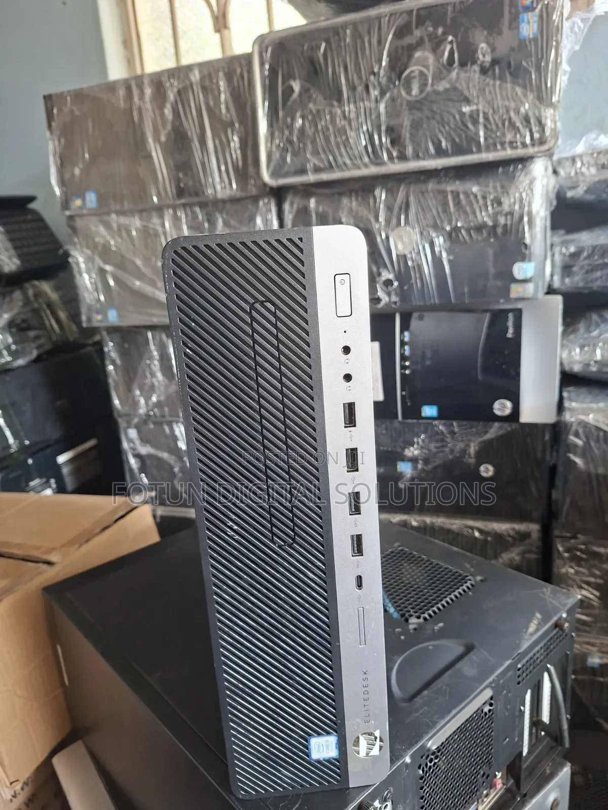 Desktop Computer HP EliteDesk 800 G4 8GB Intel Core i3 SSD 256GB