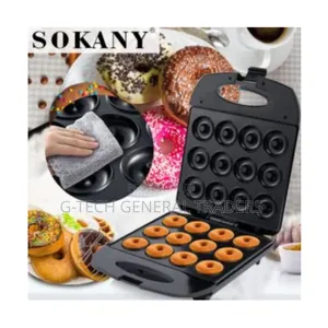 Sokany 16-Slots Nonstick Donut Making Machine