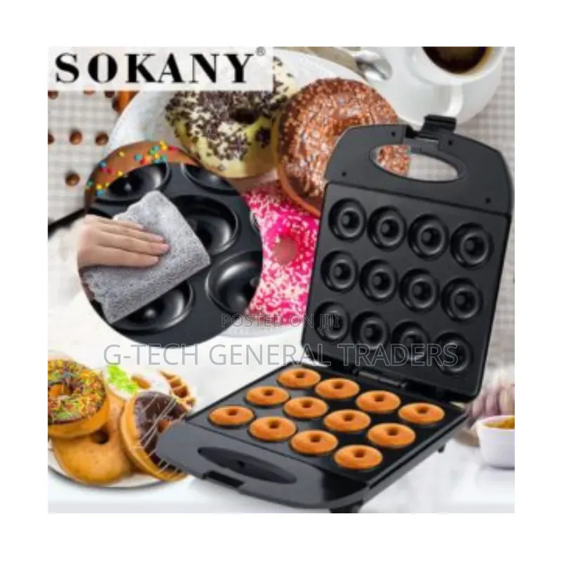 Sokany 16-Slots Nonstick Donut Making Machine