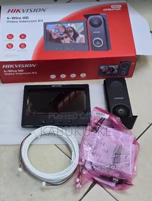 New Hikvision 4 Wire Hd Video Intercom Kits (Ds-Kis213)