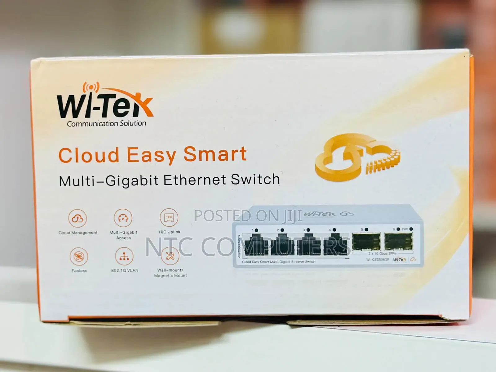 Wi-Tek (Pces509gf)Cloud Easy Smart Multi-Gigabit Ethernet Switch