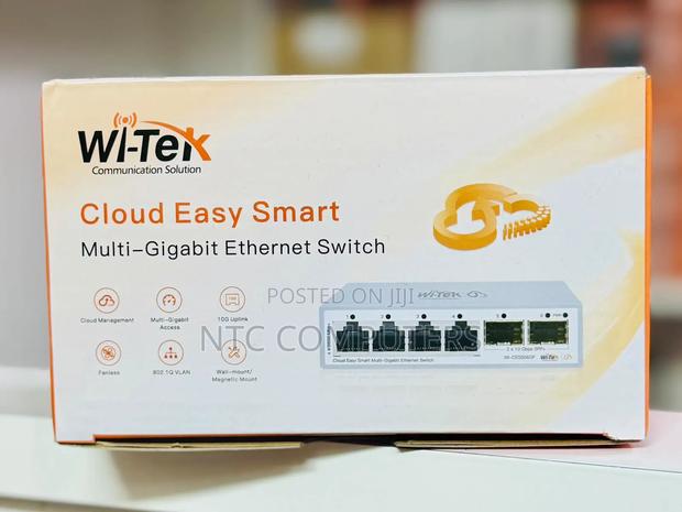 Wi-Tek (Pces509gf)Cloud Easy Smart Multi-Gigabit Ethernet Switch