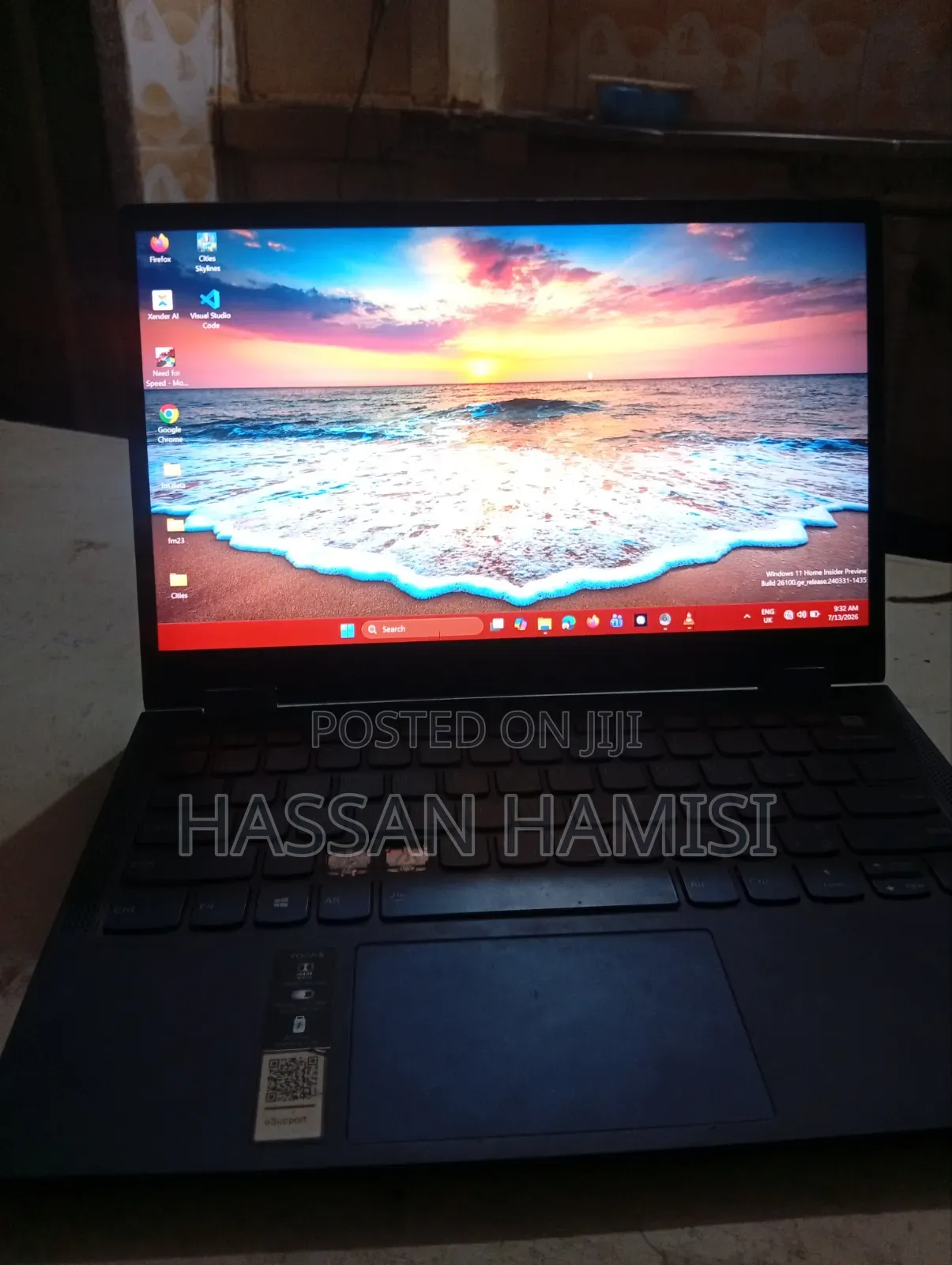 Laptop Lenovo Yoga 7i 8GB AMD Ryzen 5 SSD 500GB