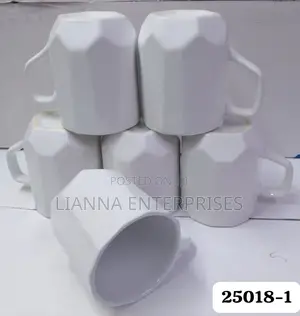 Classy White Mugs