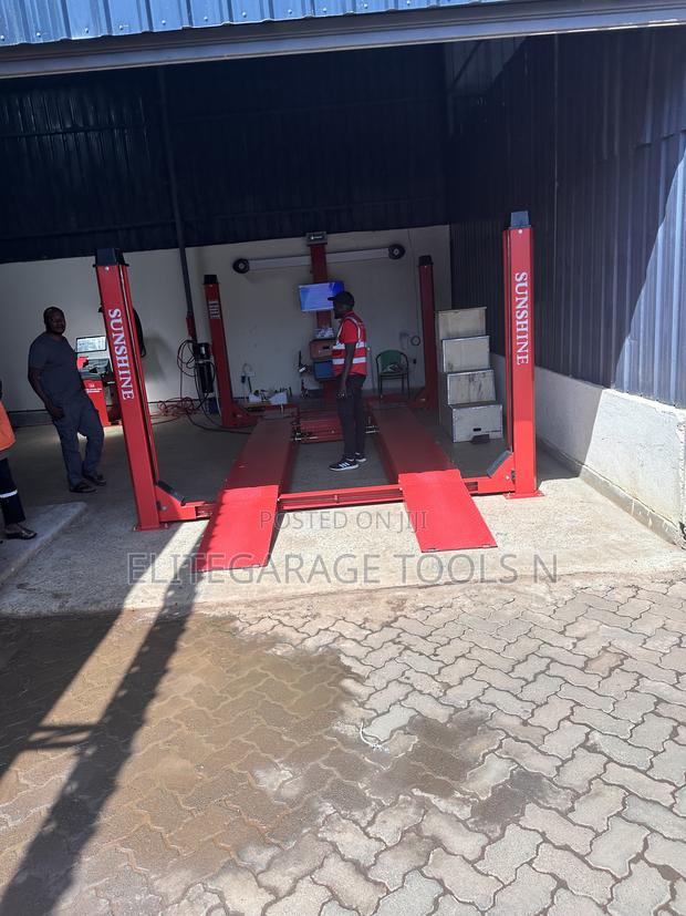 Sunshine 3d Wheel Alignment System With Four Post Lift - thumbnail 2