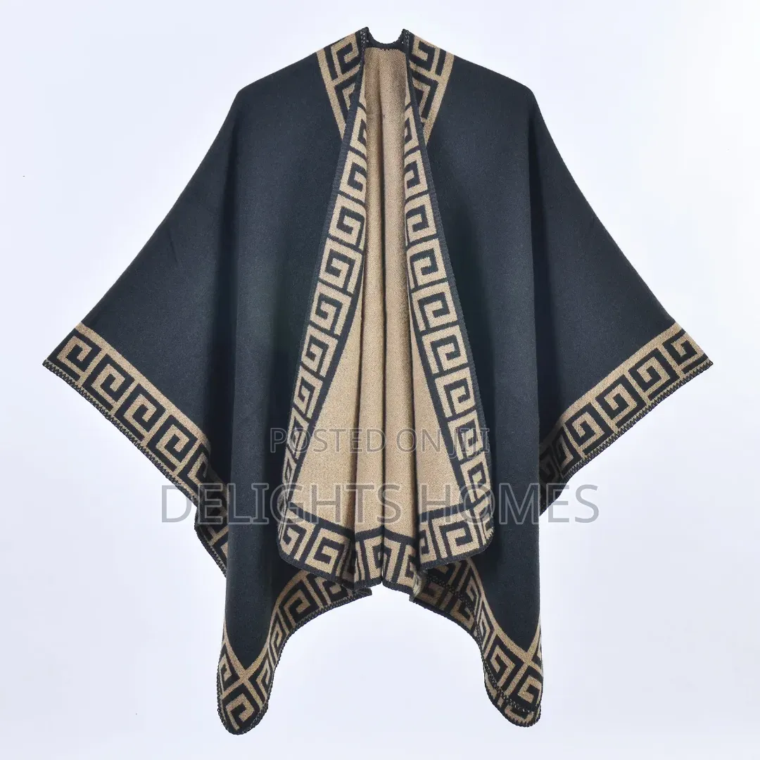 Women's Hooded Wrap Shawl/Poncho_re
