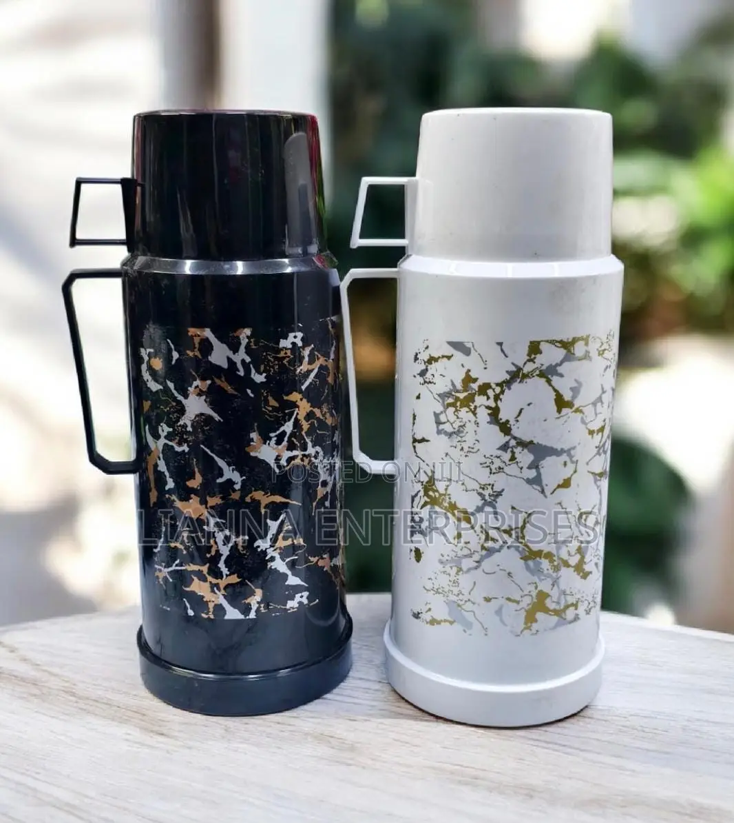 1 Litres Marble Flask