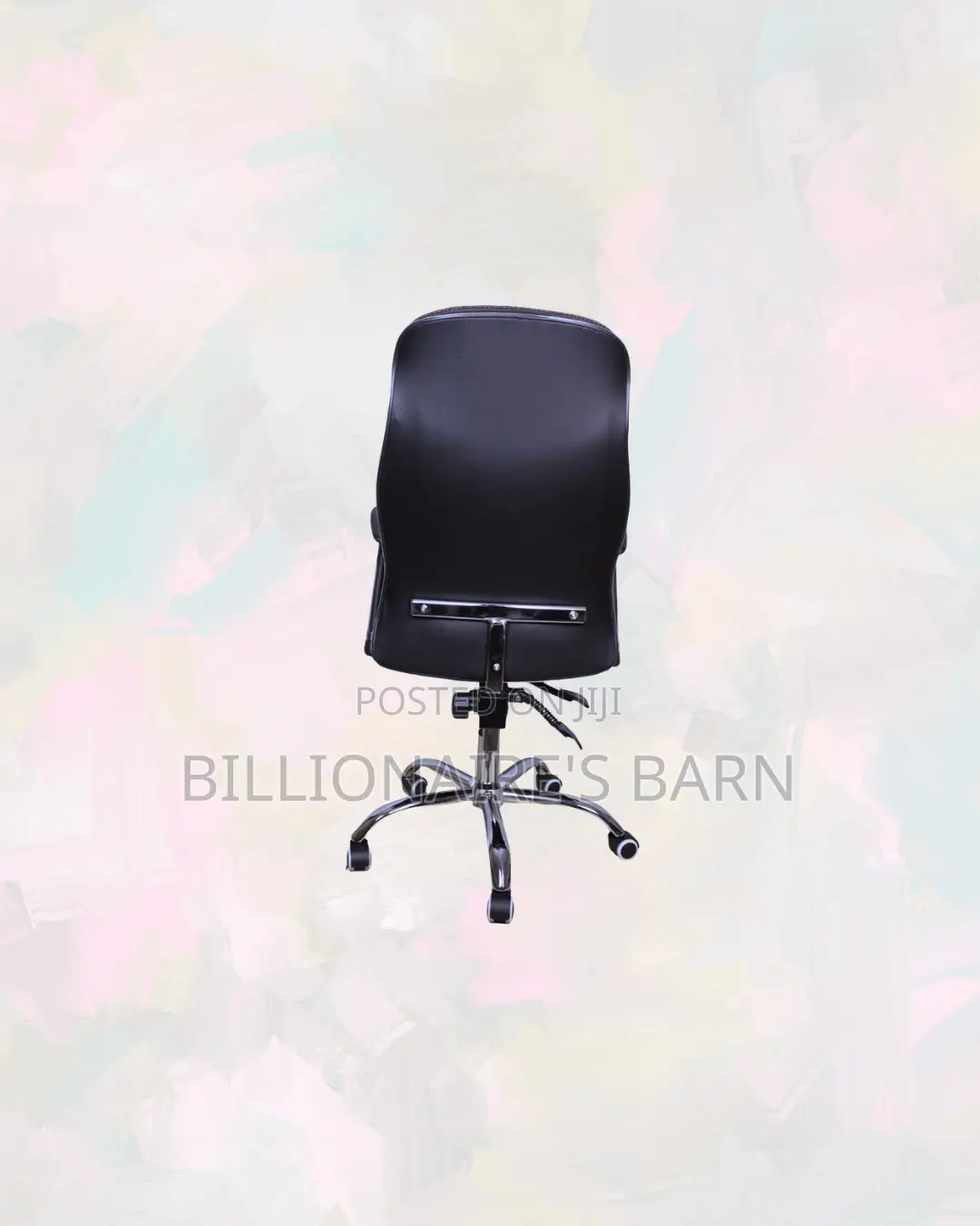 Practical Executive Leather Office Chair High Back for Work From Home