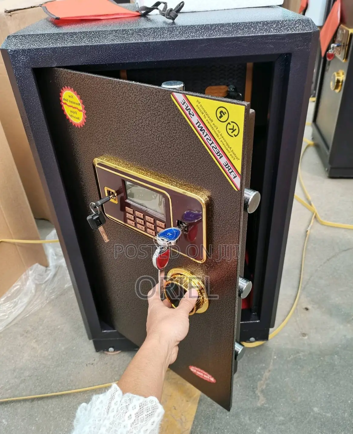 Office Safe : Modern Brown Office Digital Safe-110kg
