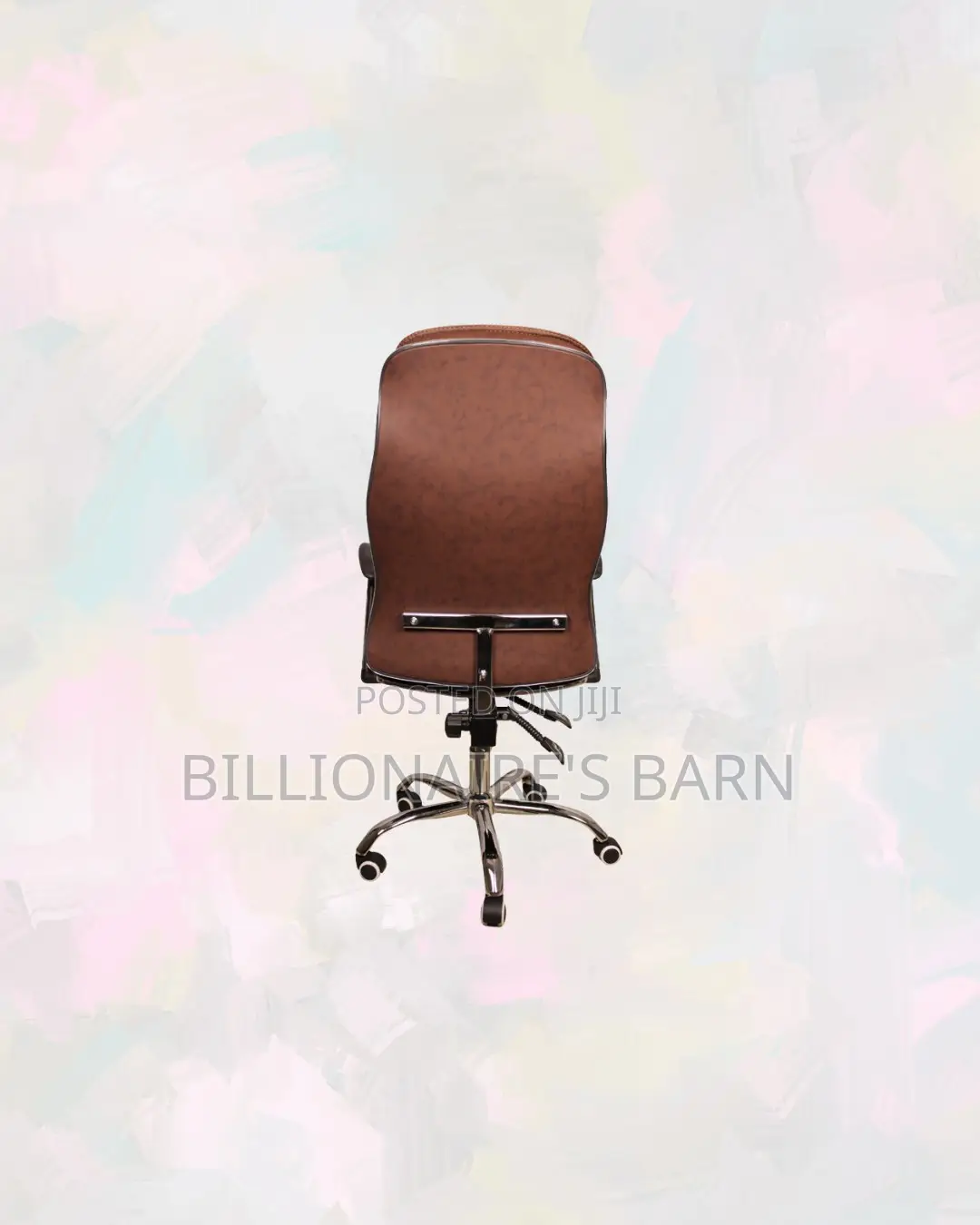 Practical Ergonomic Executive Leather Chair High Back, Work From Home