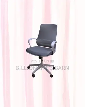 Practical Grey Mid Back Mesh Office Chair for Work From Home