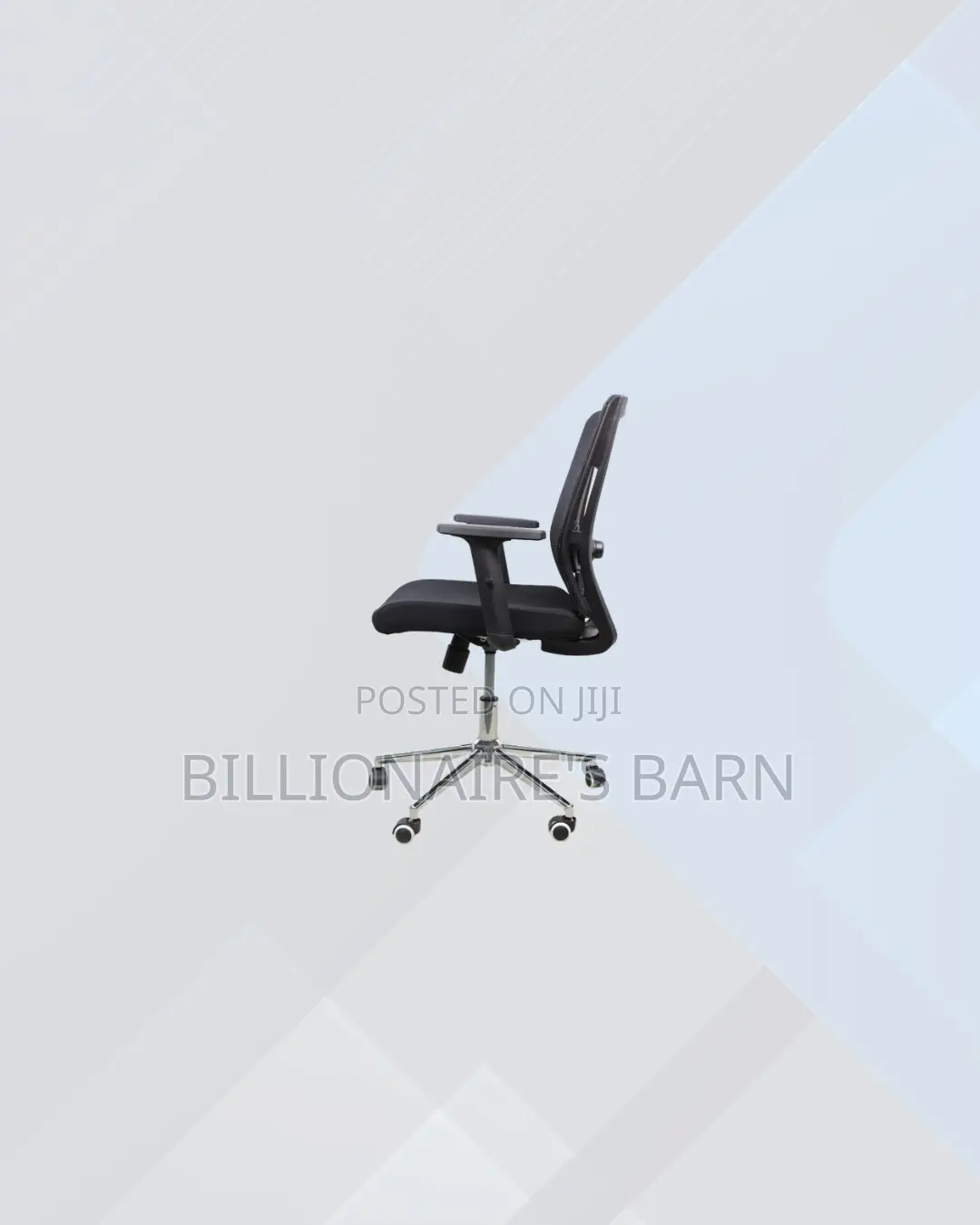 Practical Barn Origin Chair Mid Back Chrome for Work From Home