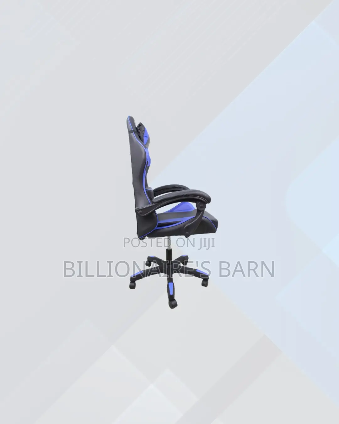 Practical Blue Racing Gaming Chair Ergonomic Support for Home