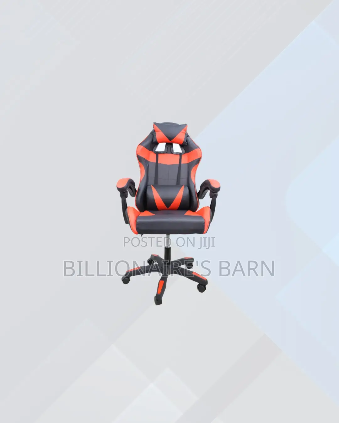 Practical Red Racing Gaming Chair Ergonomic Support for Work From Home