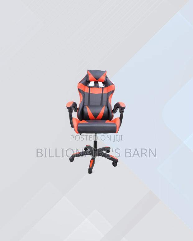 Practical Red Racing Gaming Chair Ergonomic Support for Work From Home